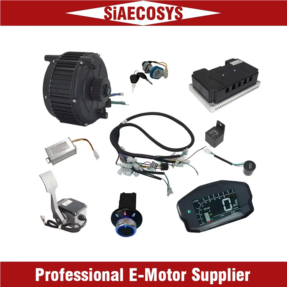 Mid Drive Motor Kit 72V 5000W - 5000W 72V 高速ミッドドライブモーターキット、QS165 V1 Pro ゴーカート