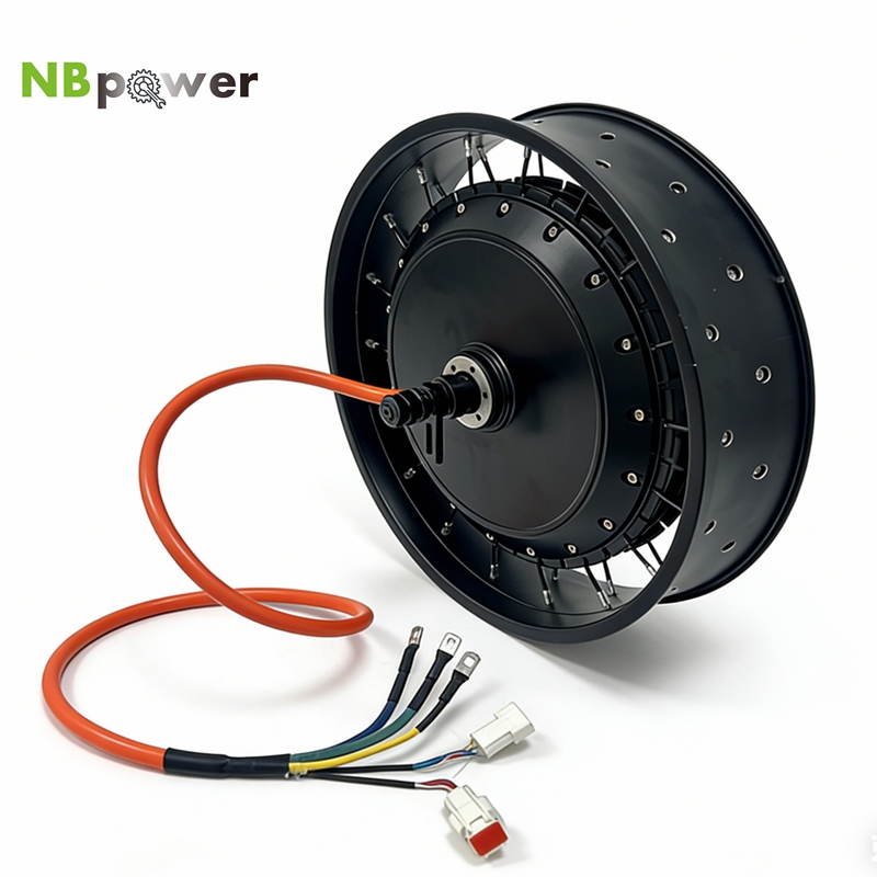Qs Motor 273 8000W Hub Motor - NBpower/QS 273 40H 48-96V 定格 72V
