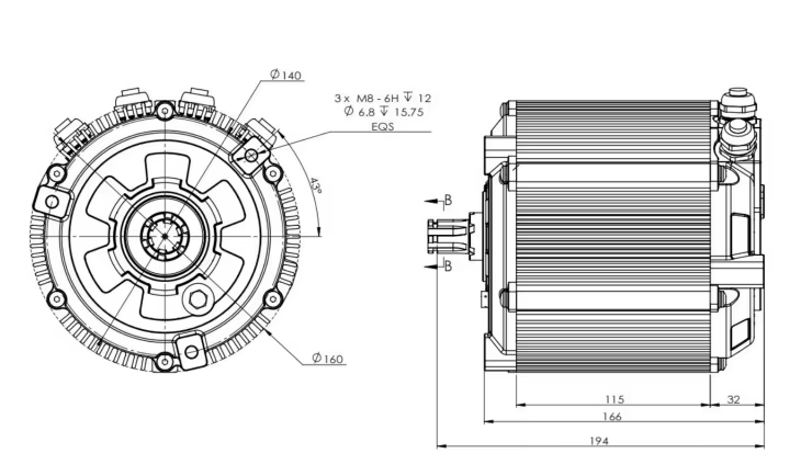 SiAECOSYS D133A-65 5000W 72Vミッ - Mid Drive Motor Kit 72V 5000W のレビューと価格