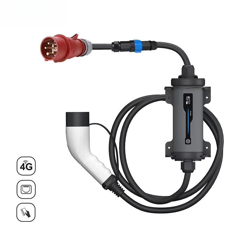 タイプ2からレッドCEEプラグへの変換、電気自動車EV充電レ - Type 2 Portable Ev Charger 11Kw Cee のレビューと価格